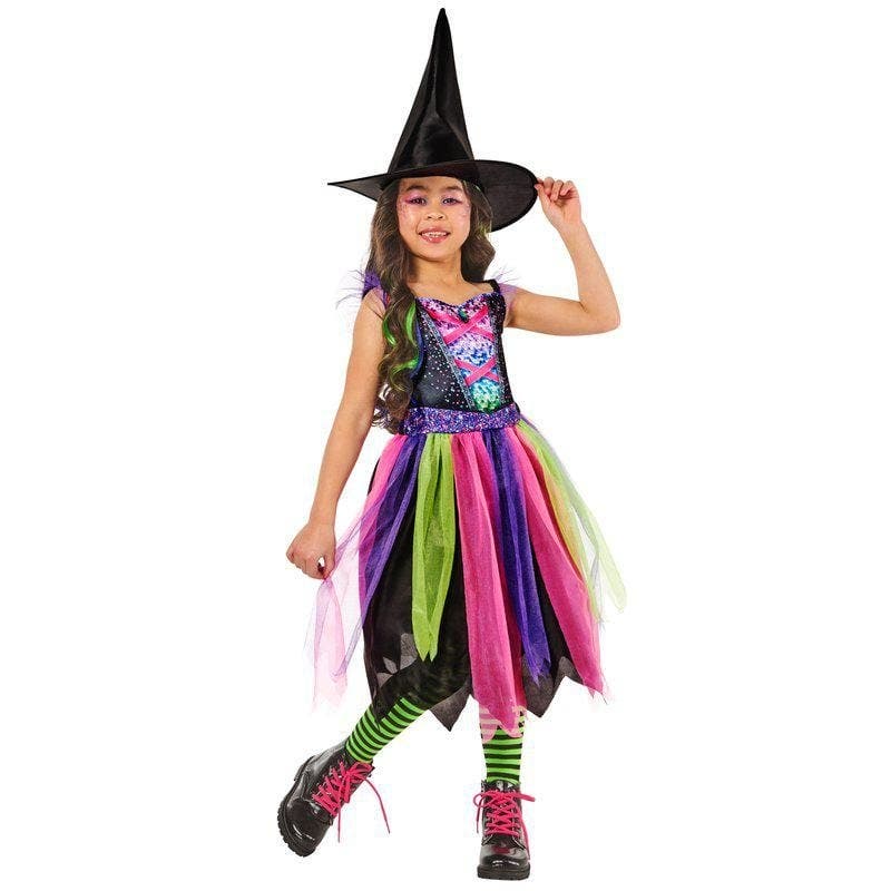 Halloween - Halloween Bright-Night Witch 5-6 år