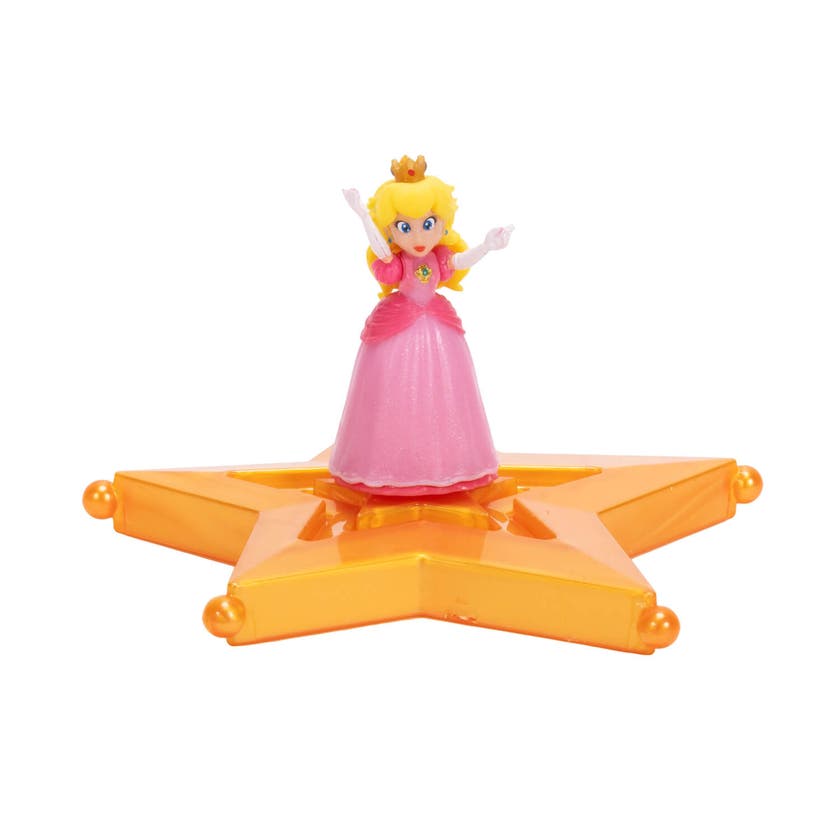 Super Mario Galaxy Movie minifigur 1,5" med stjärntillbehör