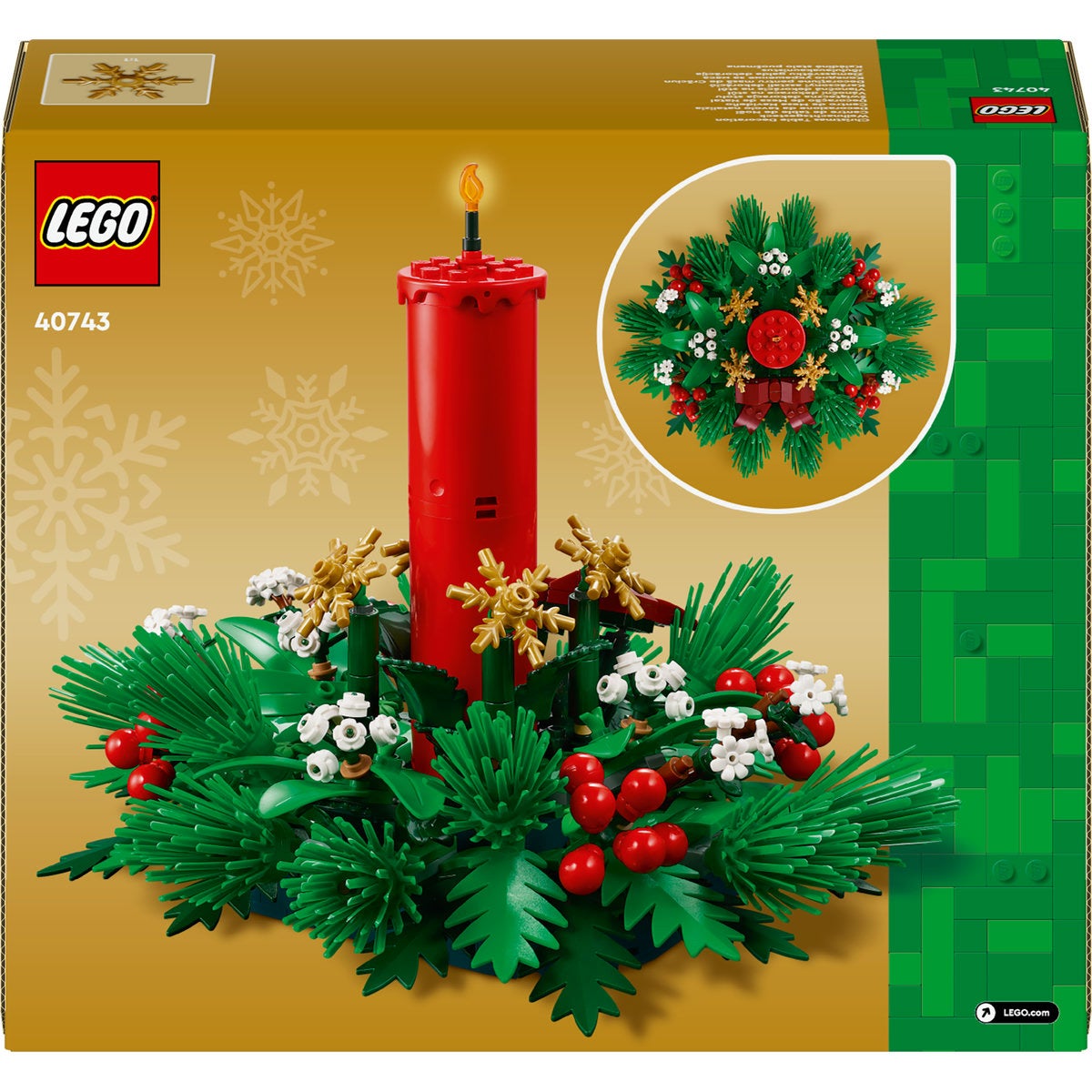 LEGO® Julig bordsdekoration Prydnad 40743