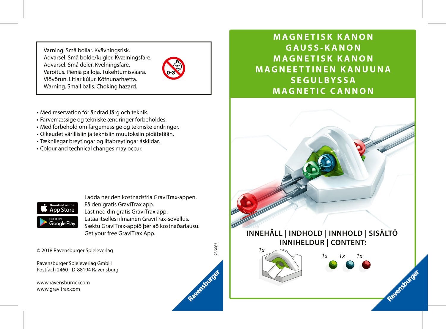 GraviTrax, Magnetic Cannon