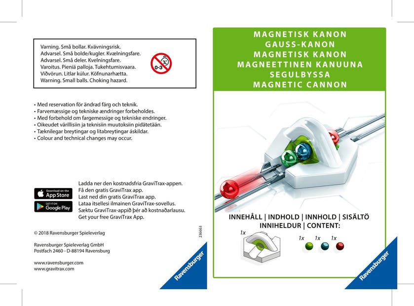 GraviTrax, Magnetic Cannon