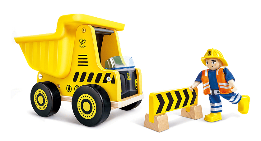 Hape Hauler Tippbil för småbarn