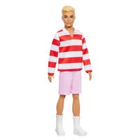 Barbie Fashionista Ken Doll Red & White Stripes