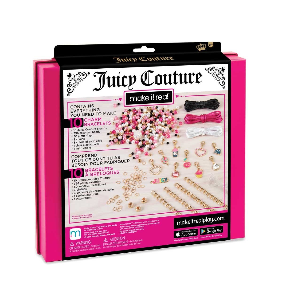 Make it Real, Juicy Couture Pink and Precious Bracelets
