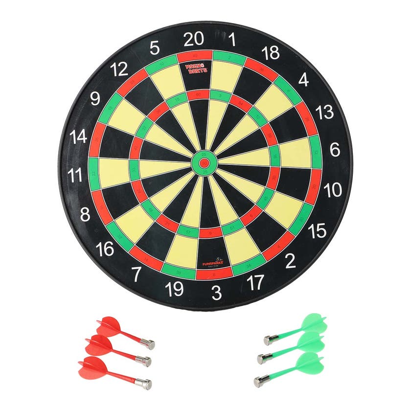 Magnetisk darttavla med 6 pilar – Skills