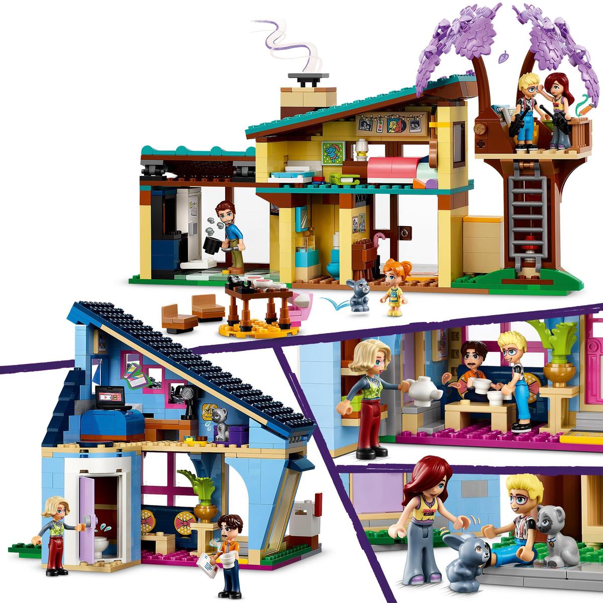 LEGO Friends 42620, Ollys och Paisleys familjehus