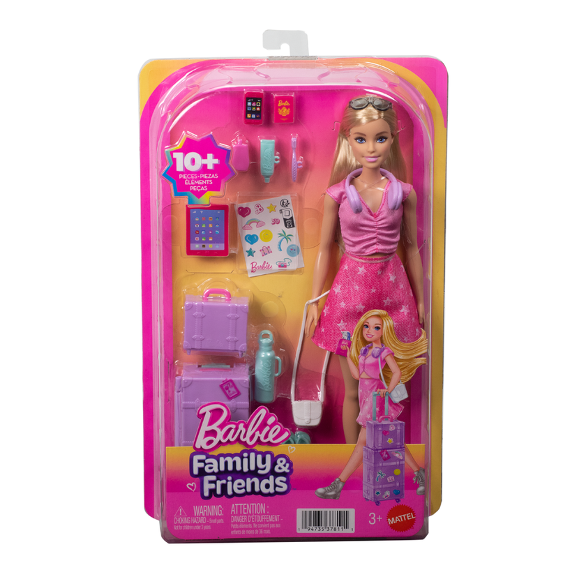 Barbie Limitless Adventure Malibu Modedocka med Resetillbehör