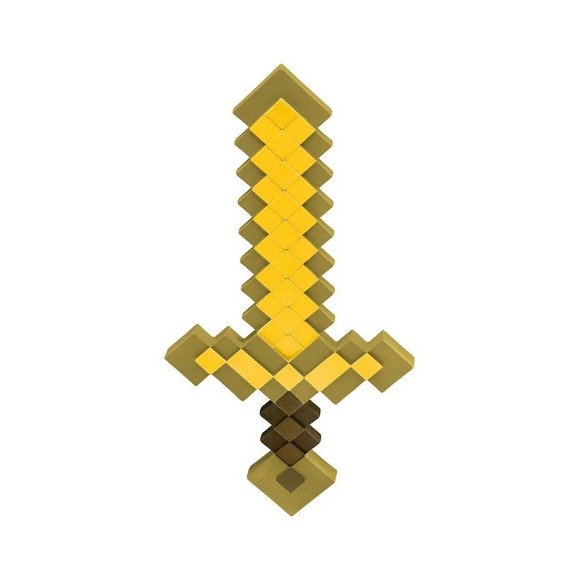 Disguise Minecraft Role Play Sword Gold