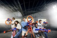 XSHOT Insanity Motorized Rage Fire Gatlin Gun with tripod