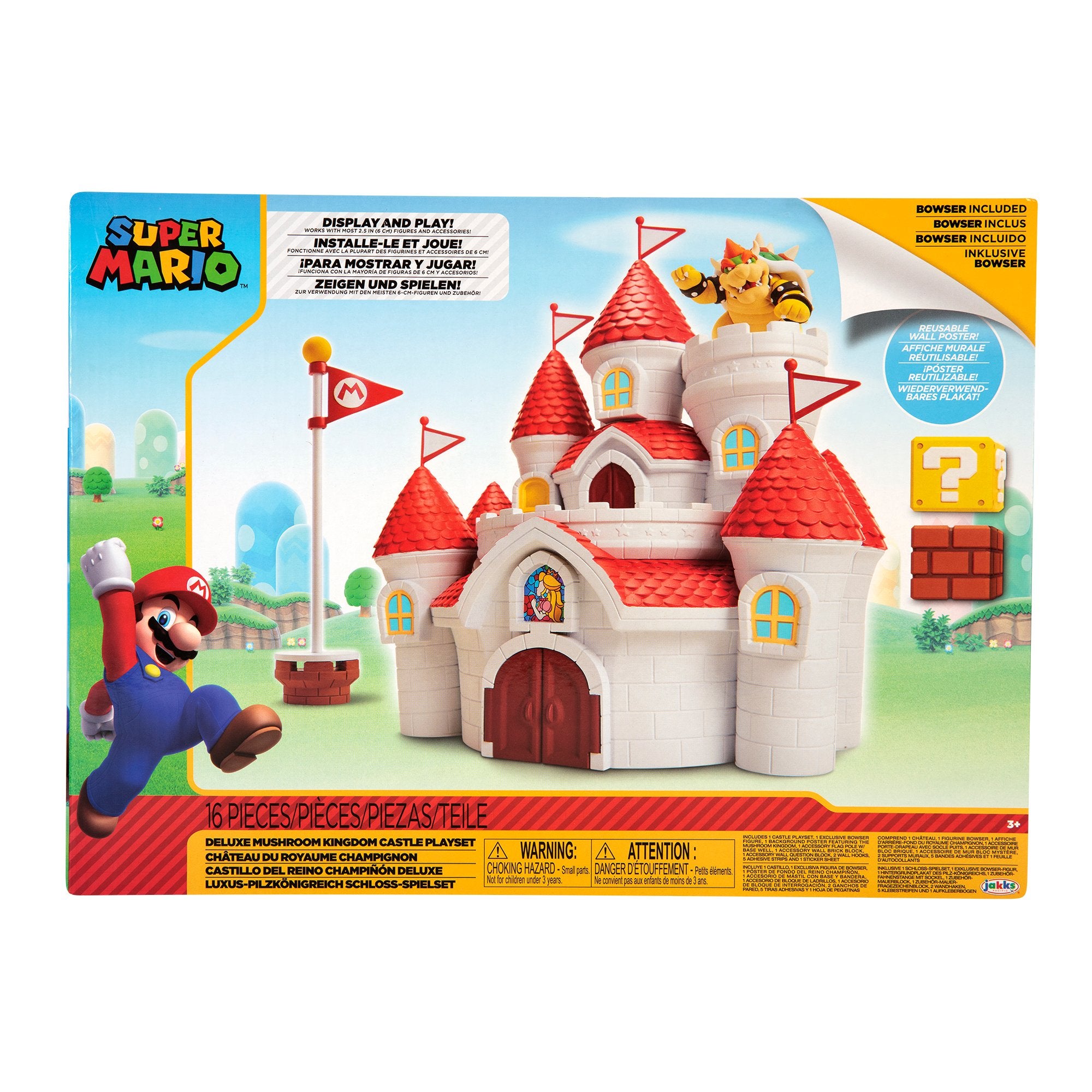 Super Mario, Playset Deluxe Mushroom Kingdom Castle