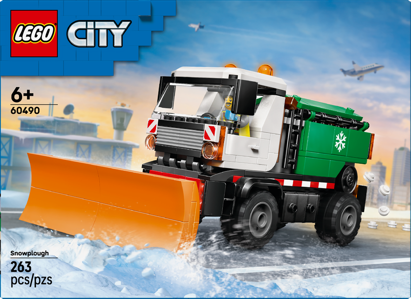 LEGO® City Snöplog Leksaksfordon med minifigur 60490