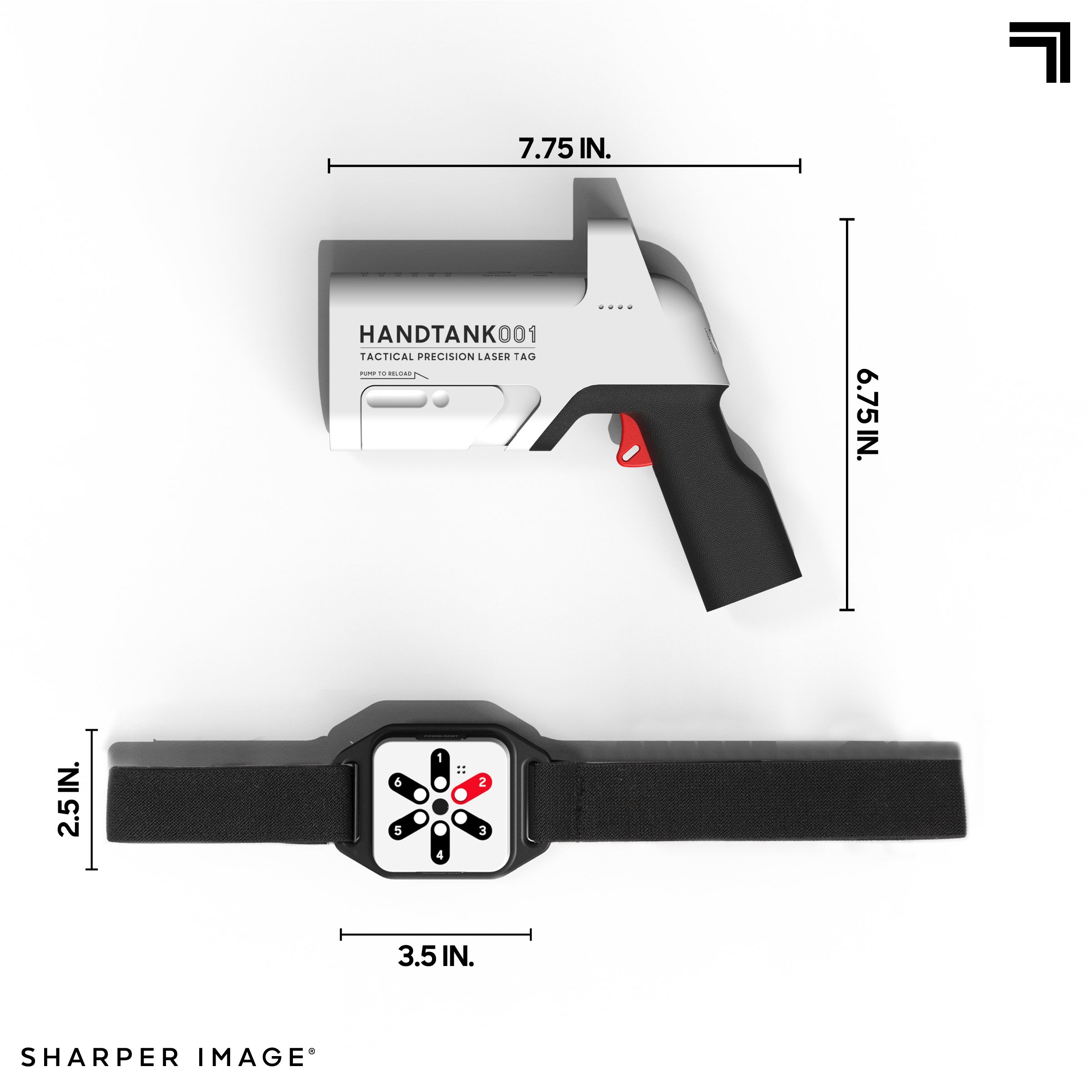 Sharper Image Laser Handtank Battle Pack