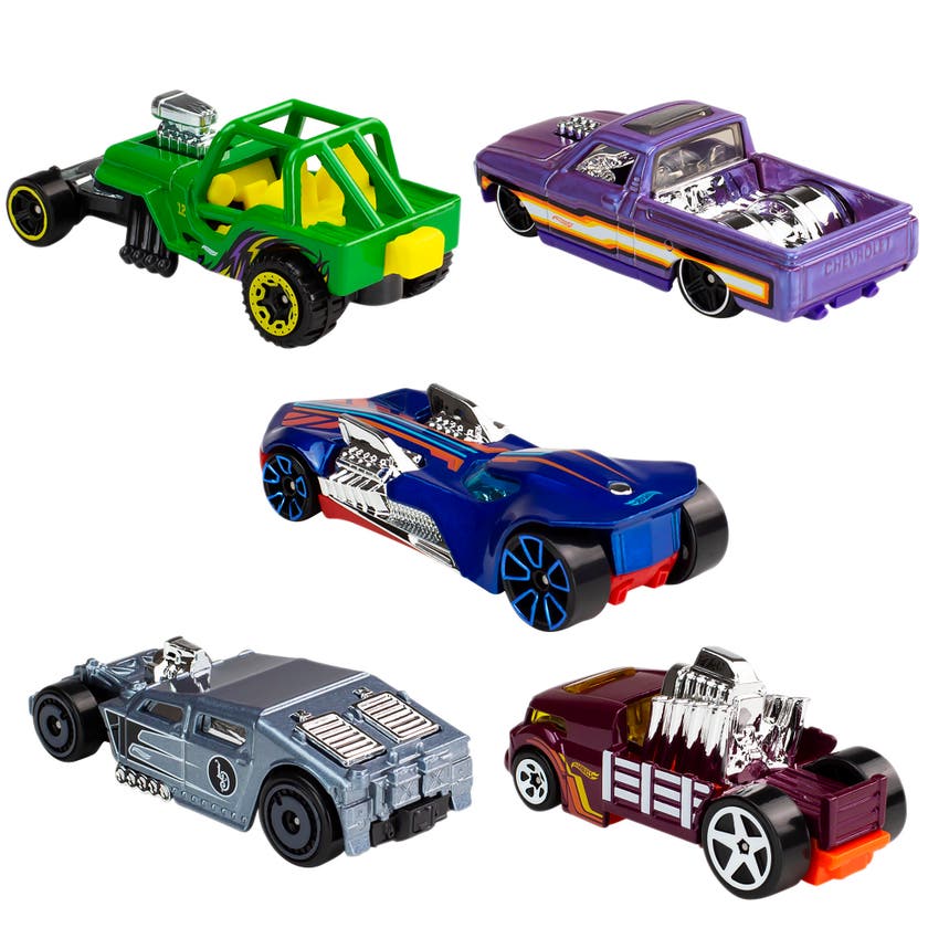Hot Wheels, Basic 5-pack Bilar