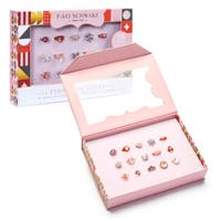 FAO Schwarz Glam Rings Set - 15 färgglada ringar