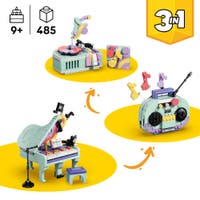 LEGO® Creator 3-i-1 Flygel med musikdekorationer och katt 31392