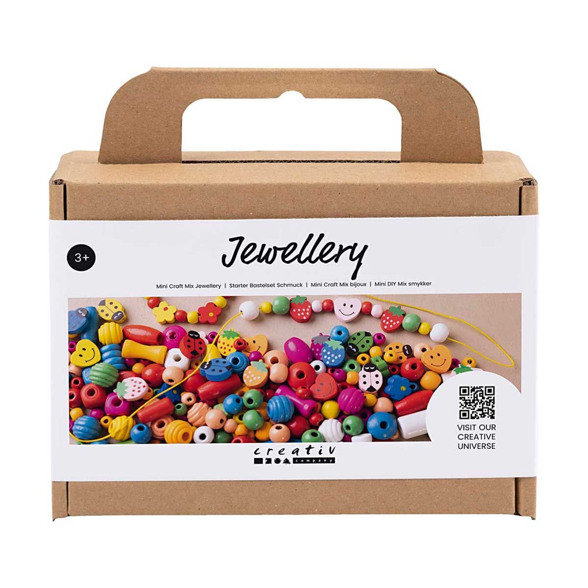 Mini Diy Mix Smycken, Glade Färger, 1 Förp.