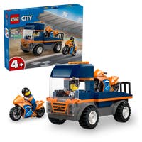 LEGO® City Motorcykeltransport Leksak med 2 minifigurer 60491