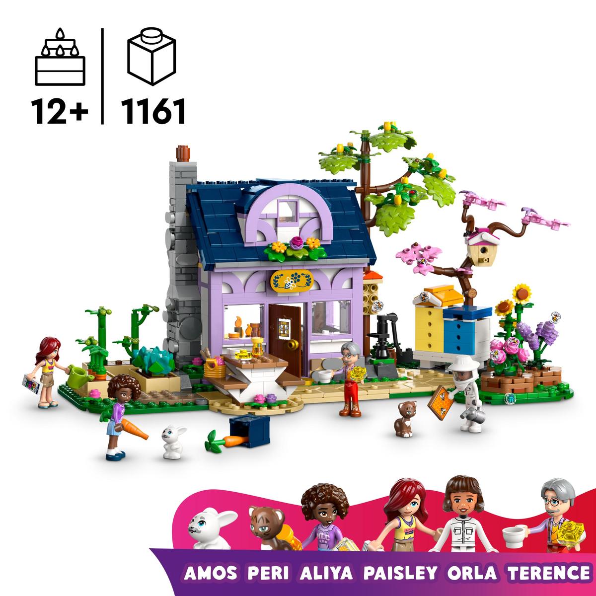 LEGO Friends 42669, Biodlarhus och blomsterträdgård
