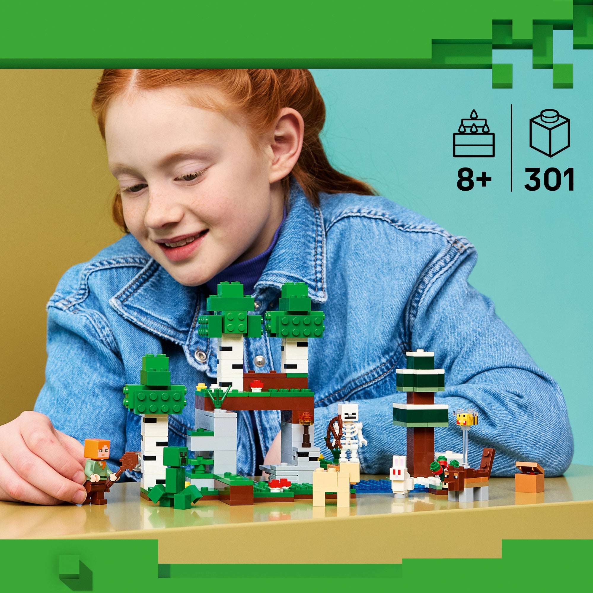LEGO® Minecraft® Första nattens äventyr – Byggleksak 21593