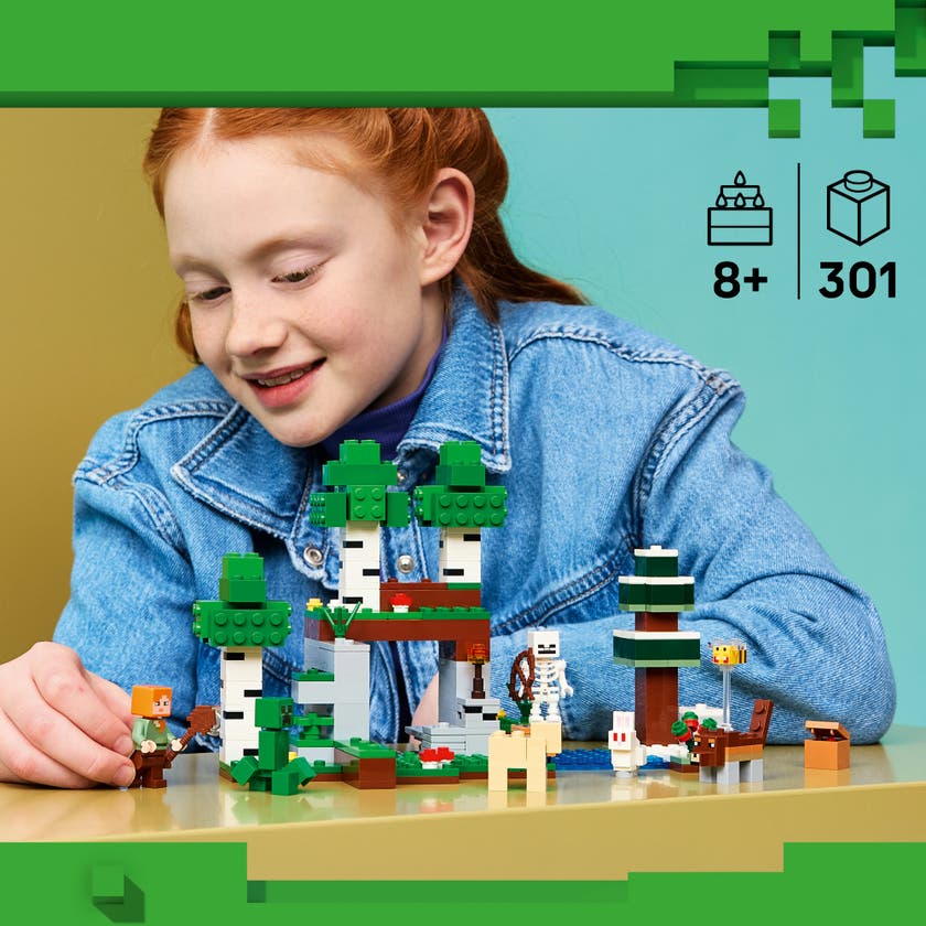 LEGO® Minecraft® Första nattens äventyr – Byggleksak 21593