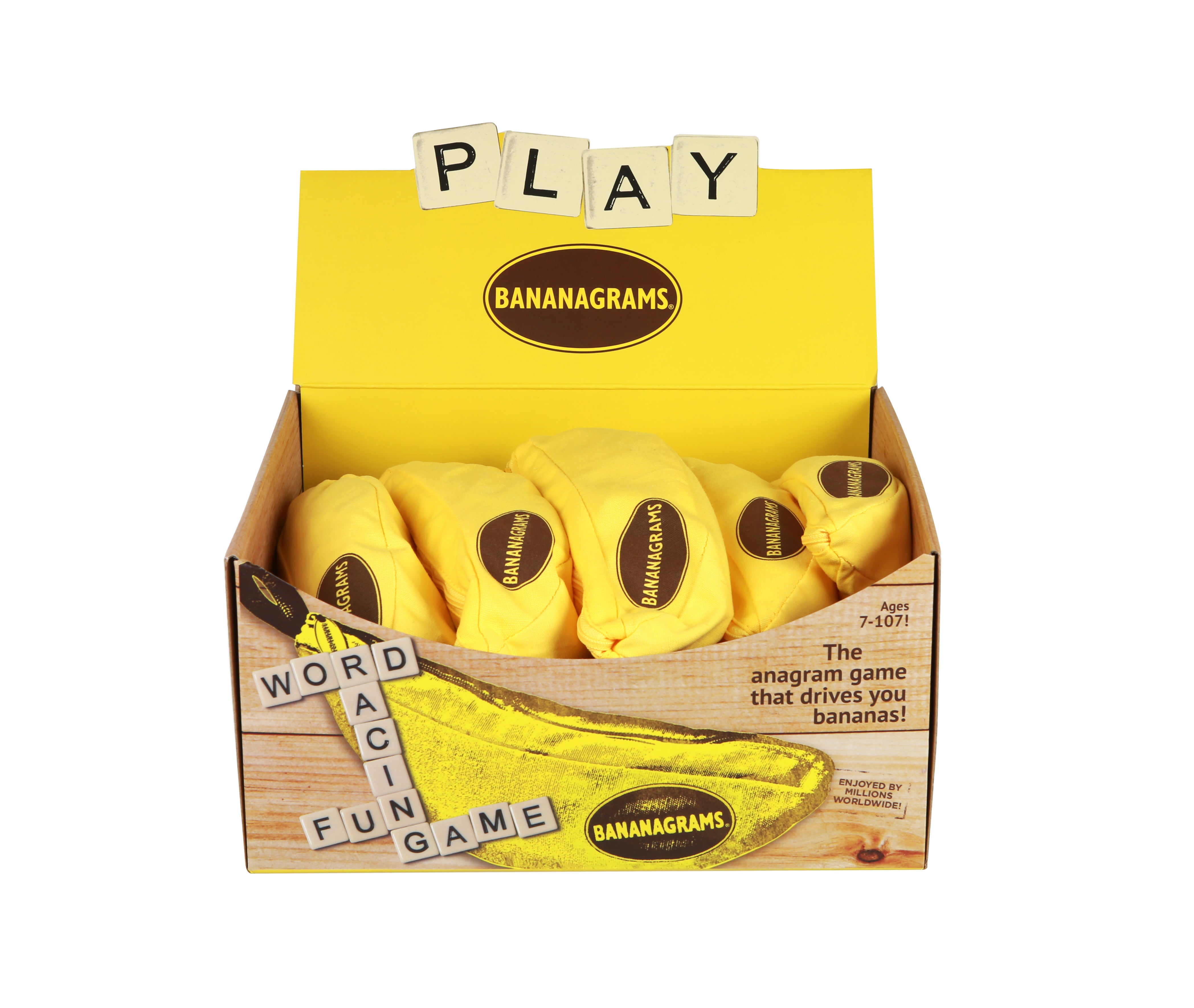Bananagrams – ordspel för 1–8 spelare från 7 år