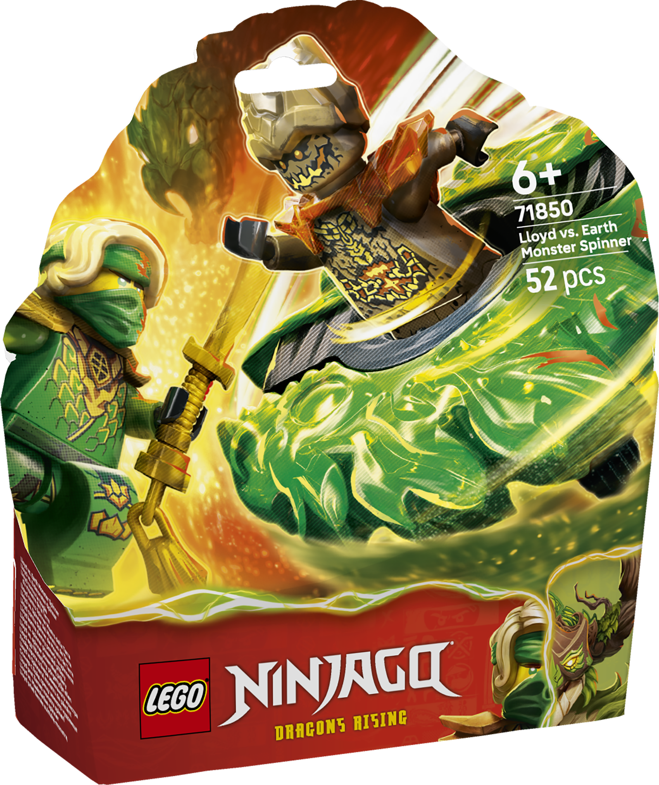 LEGO® NINJAGO® Lloyd mot jordmonsterspinner Stridsleksak 71850