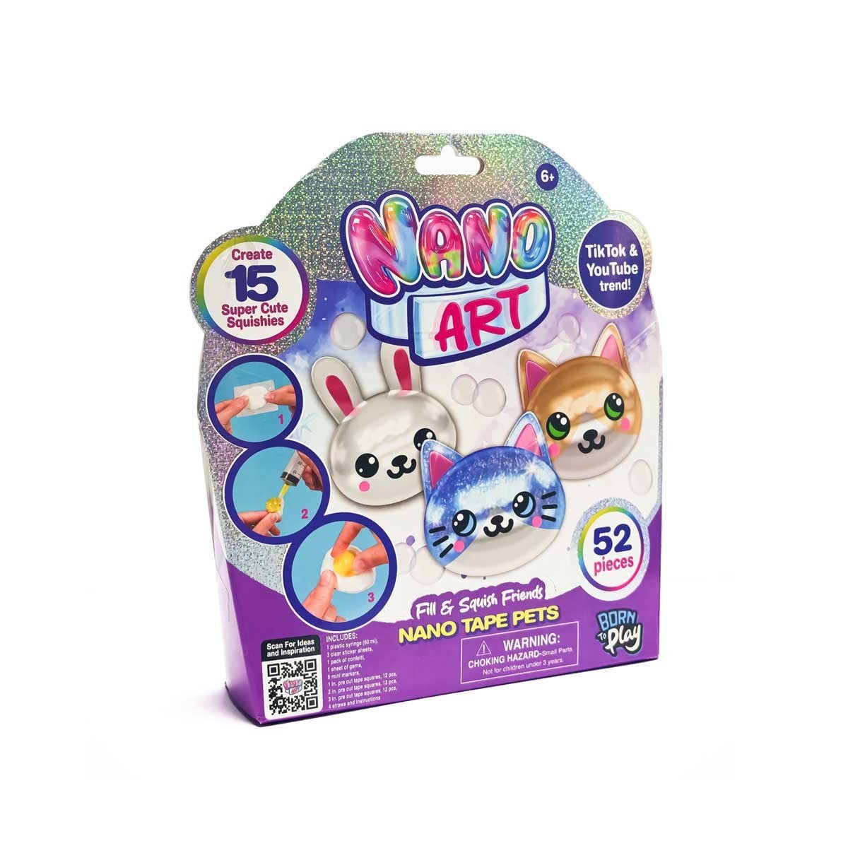 Nano Art, Fill And Squish Friends