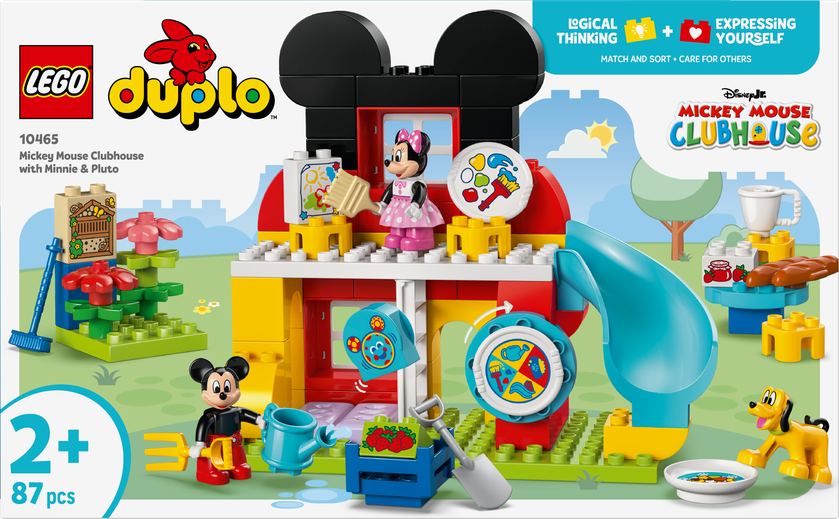 LEGO® DUPLO® │Disney Musse Piggs klubbhus med Mimmi och Pluto 10465