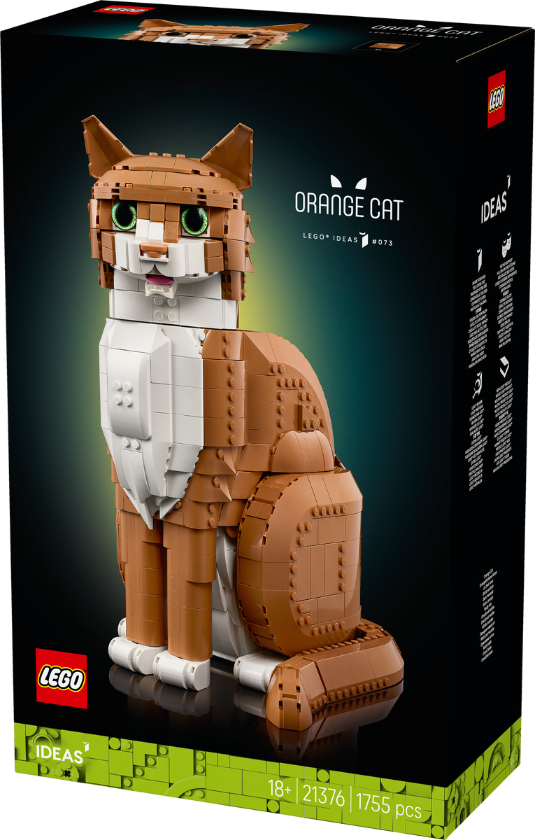 LEGO® Ideas Orange katt, Byggset med djurfigur 21376