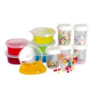 LAC, Slime Lek med 6 burkar slime och 6 burkar pärlor