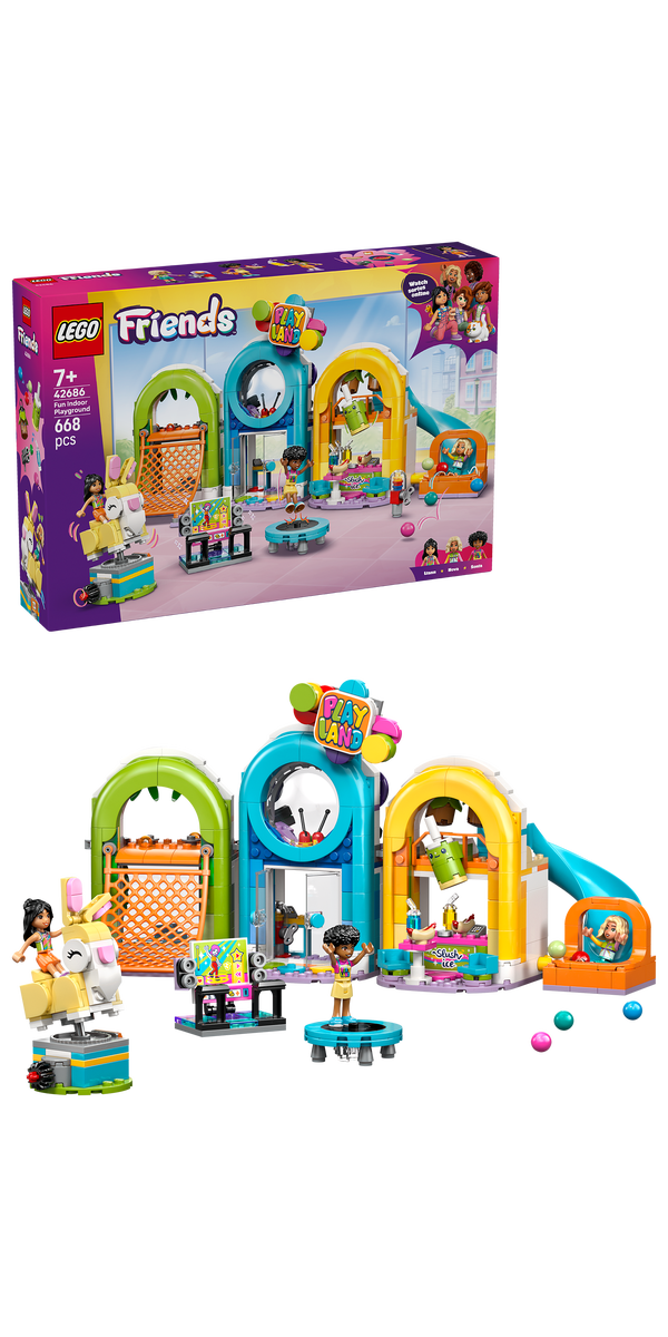 LEGO® Friends Rolig inomhuslekplats Set för låtsaslekar 42686