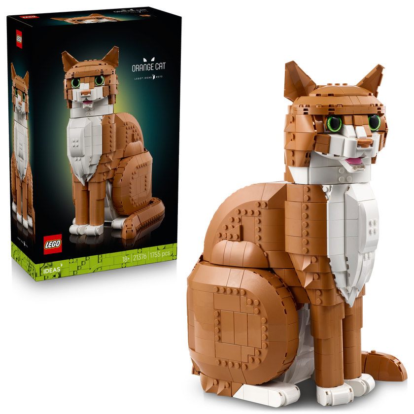 LEGO® Ideas Orange katt, Byggset med djurfigur 21376