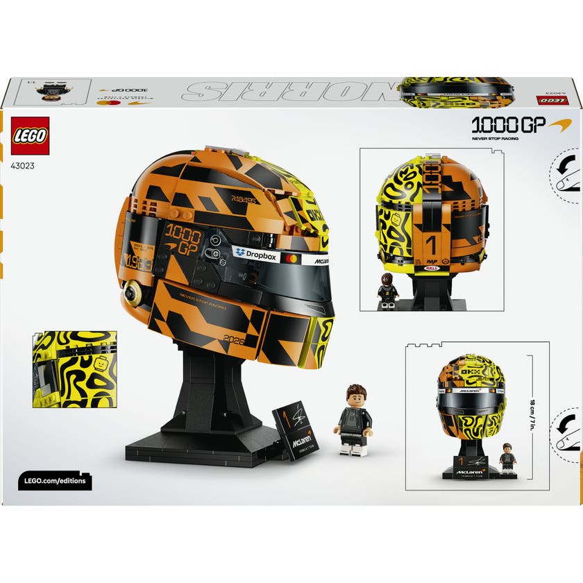 LEGO® Editions McLaren Mastercard F1® Team Lando Norris hjälm 43023