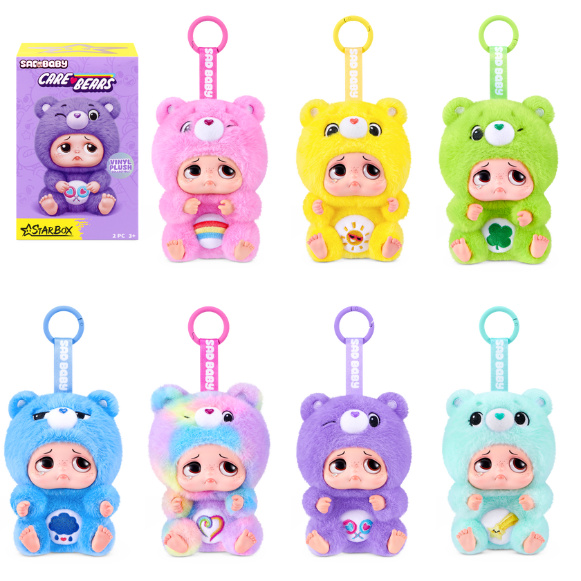 Care Bears Sad Baby Nyckelringar Blindbox