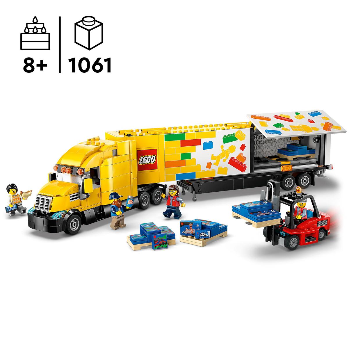 LEGO City 60440, Gul långtradare