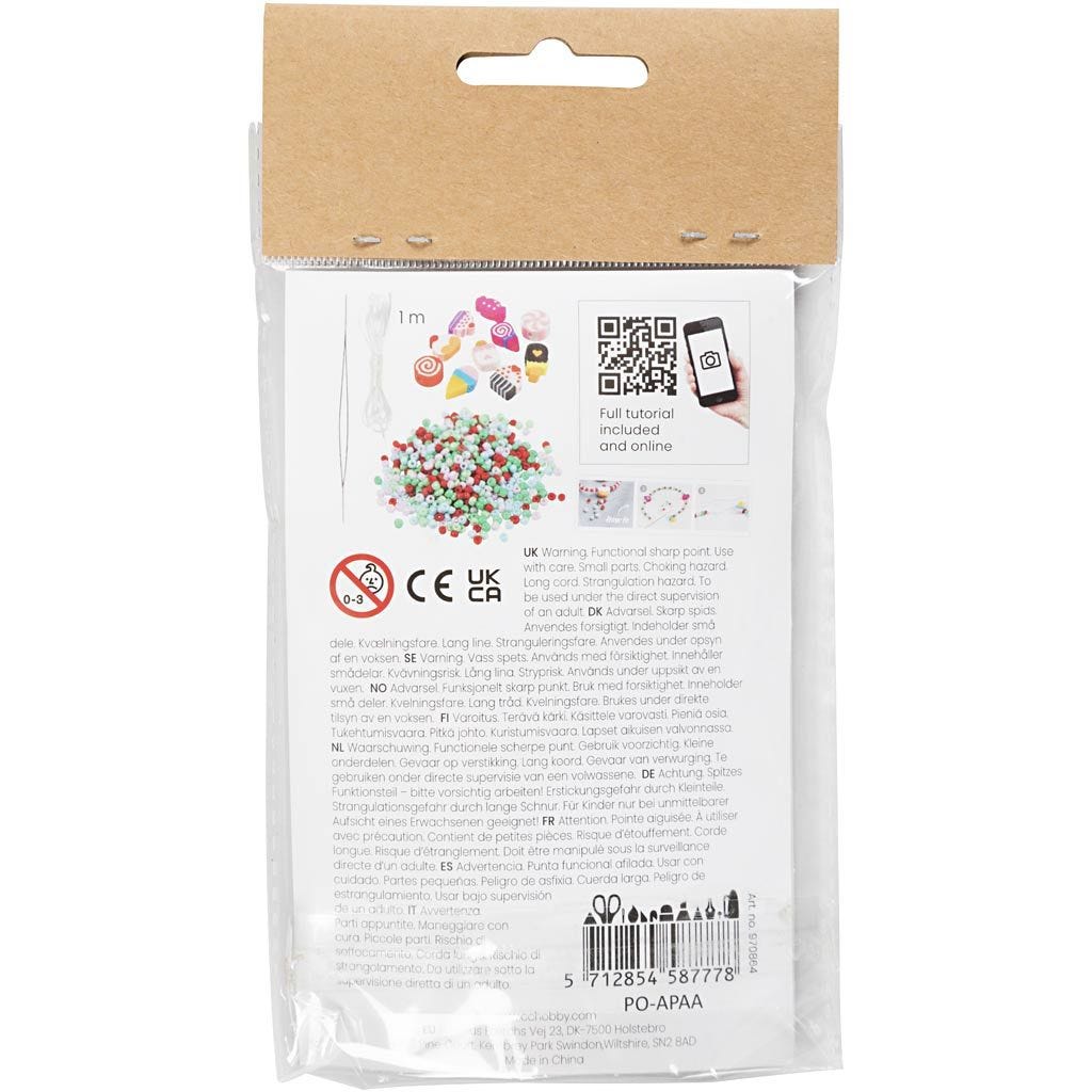 Mini DIY Kit Smycken, Elastiskt armband och ring