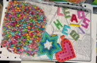 Rörpärlekit lära sig bokstäver och siffror