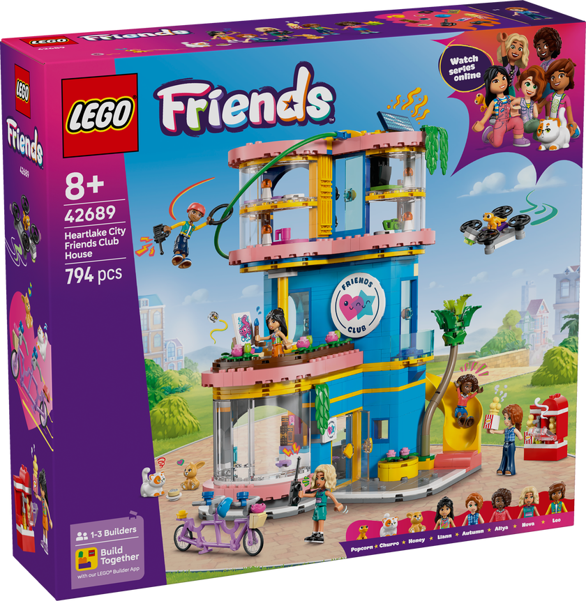 LEGO® Friends Vännernas klubbhus i Heartlake City Leksak 42689
