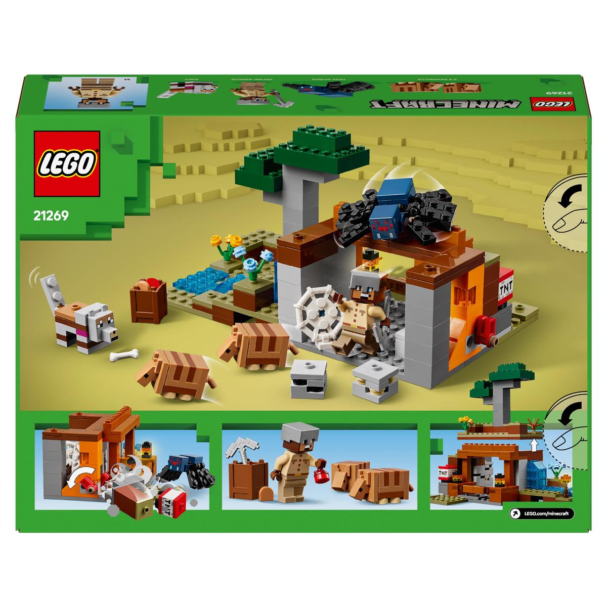 LEGO Minecraft 21269, Expeditionen till bältdjursgruvan