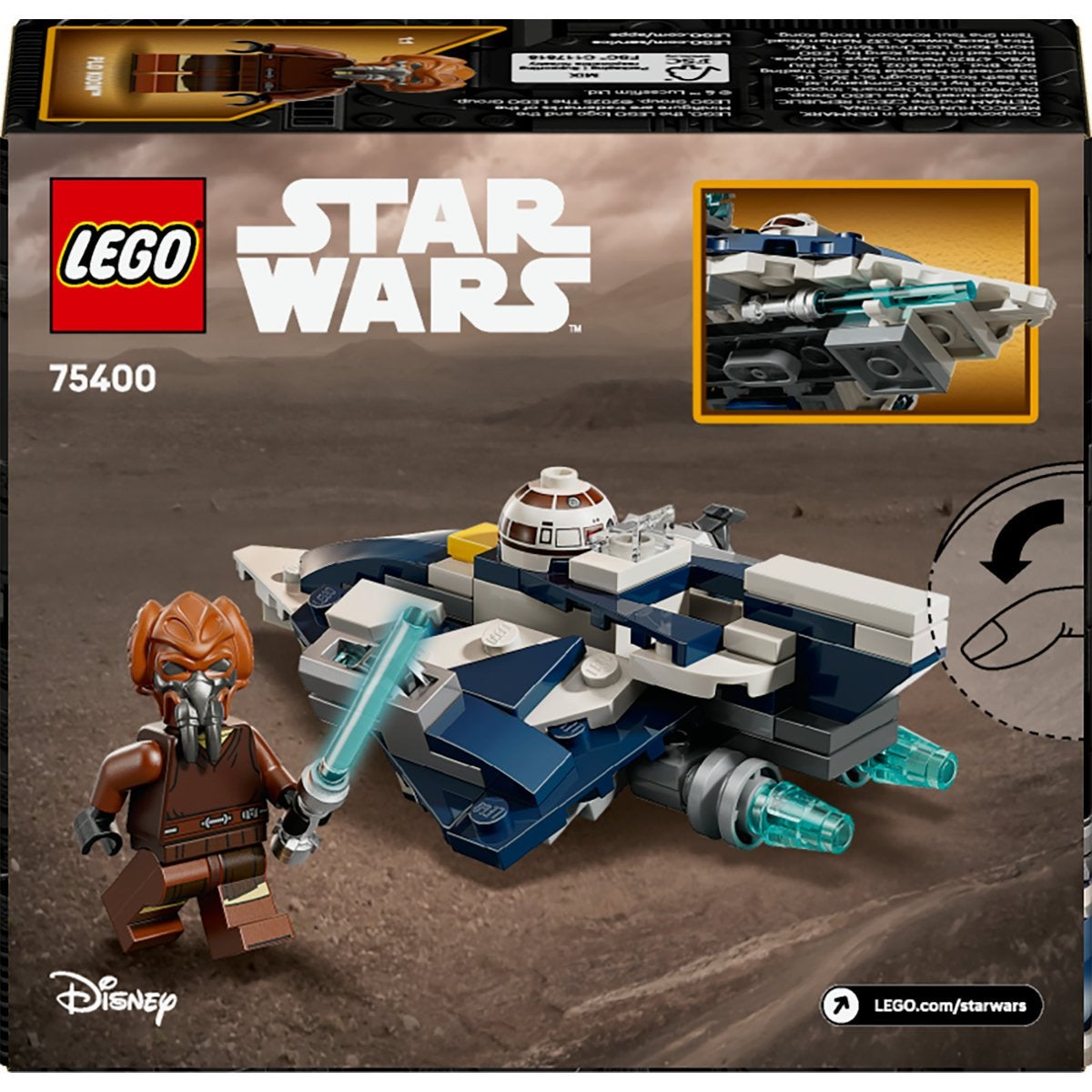 LEGO Star Wars  75400, Plo Koon's Jedi Starfighter™ Microfighter