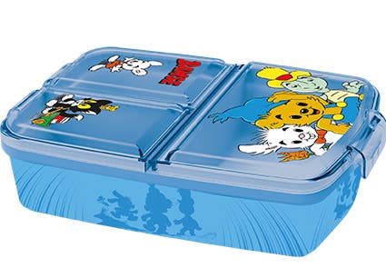 BAMSE, Lunchlåda med flera fack, 18x13 cm