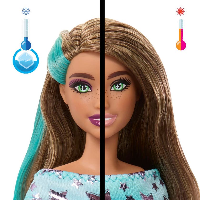 Barbie, Party Unboxed Brunt Hår