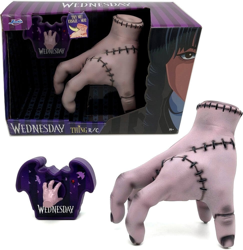 Jada Toys Wednesday Thing, Radiostyrd Hand, 18 Cm