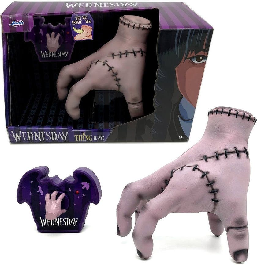 Jada Toys Wednesday Thing, Radiostyrd Hand, 18 Cm