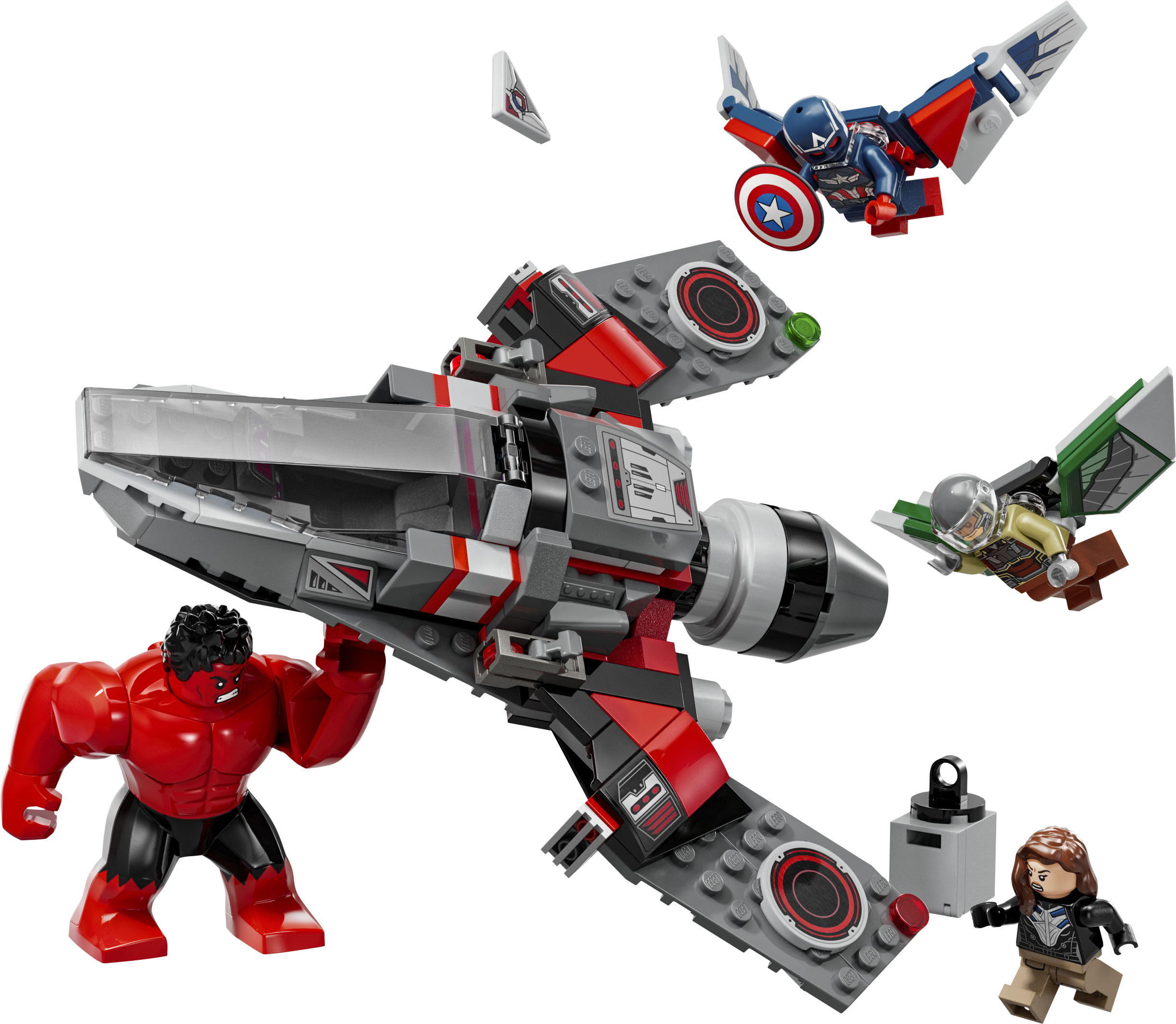 LEGO® Marvel Captain America mot Red Hulk 76292