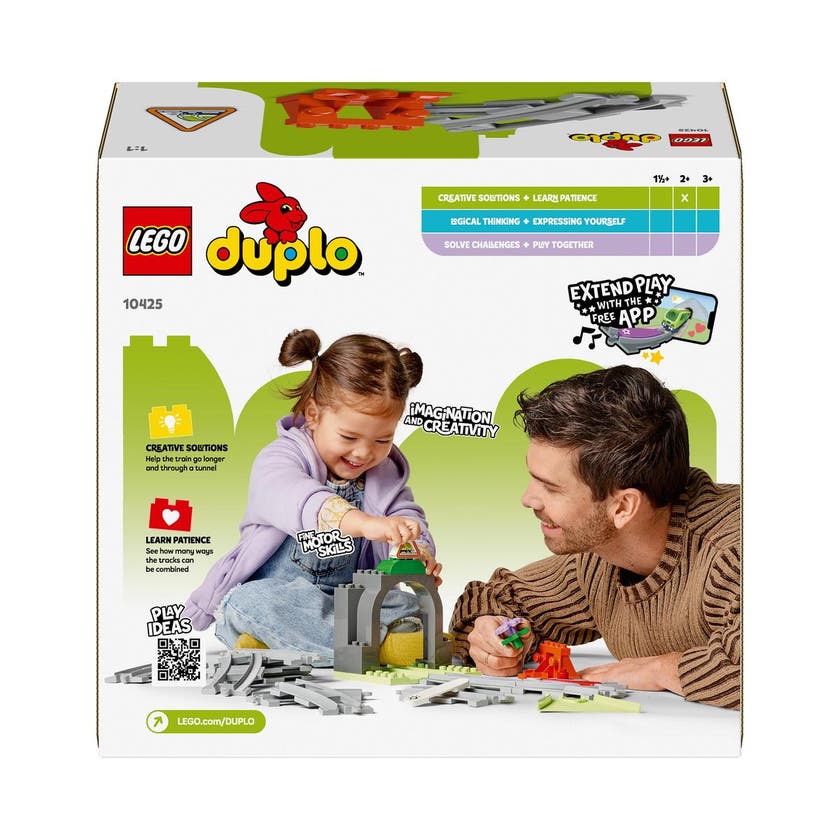 LEGO DUPLO Town 10425, Tågtunnel och spår – Expansionsset