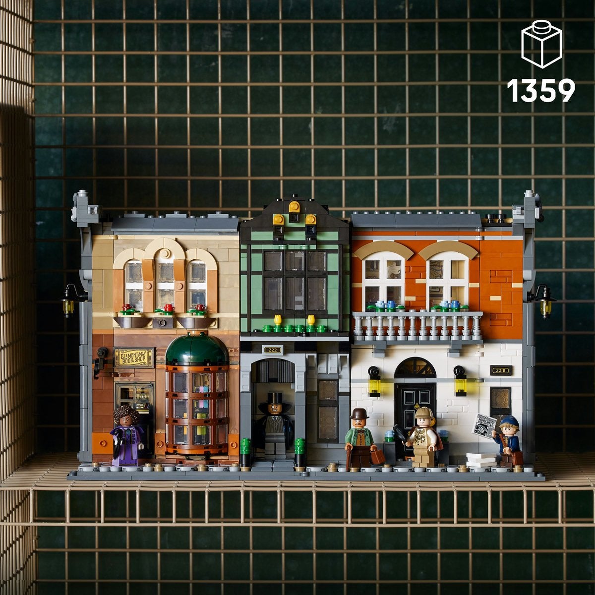 LEGO Icons 10351, Sherlock Holmes: Bokvrå
