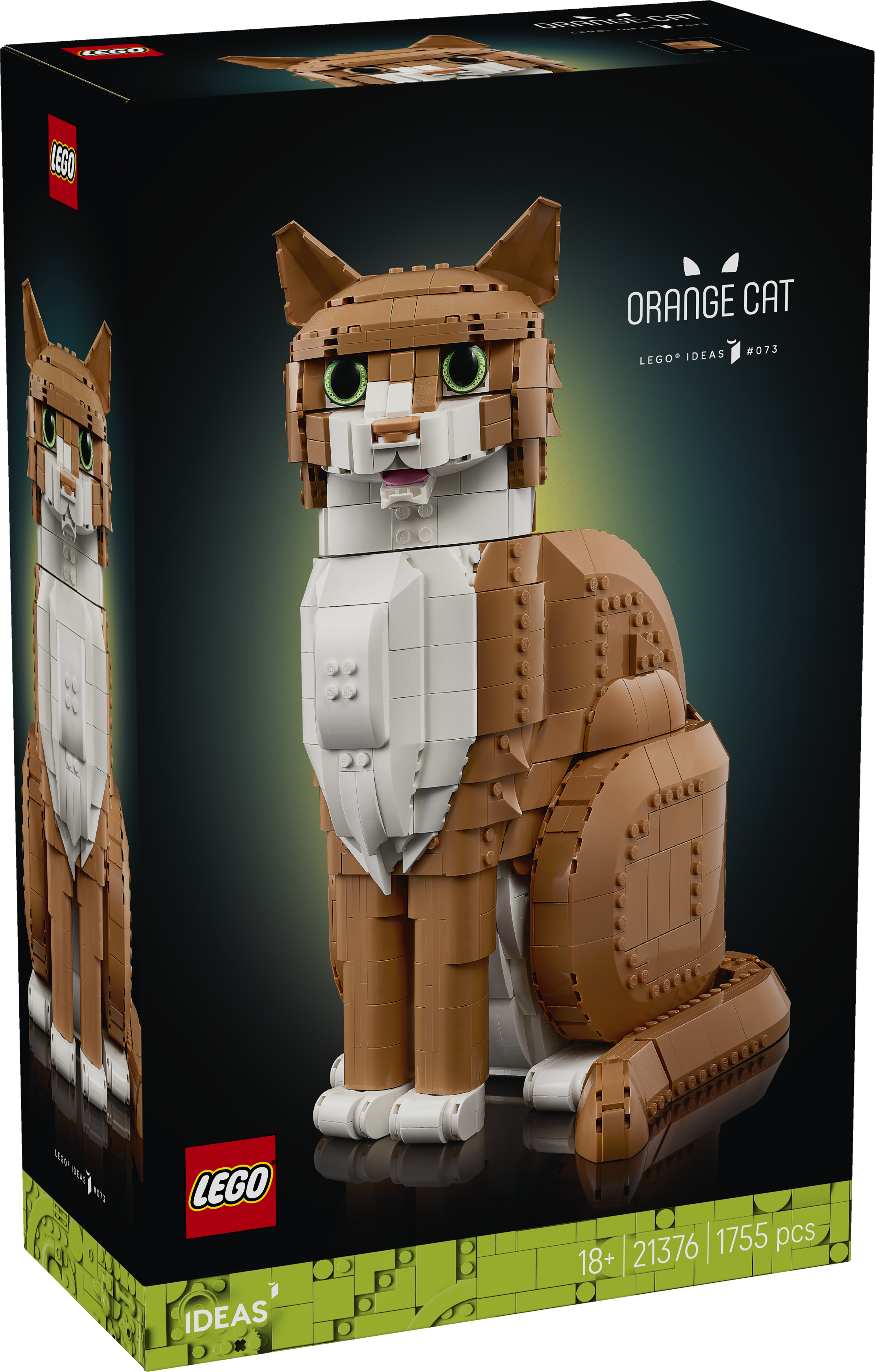 LEGO® Ideas Orange katt, Byggset med djurfigur 21376