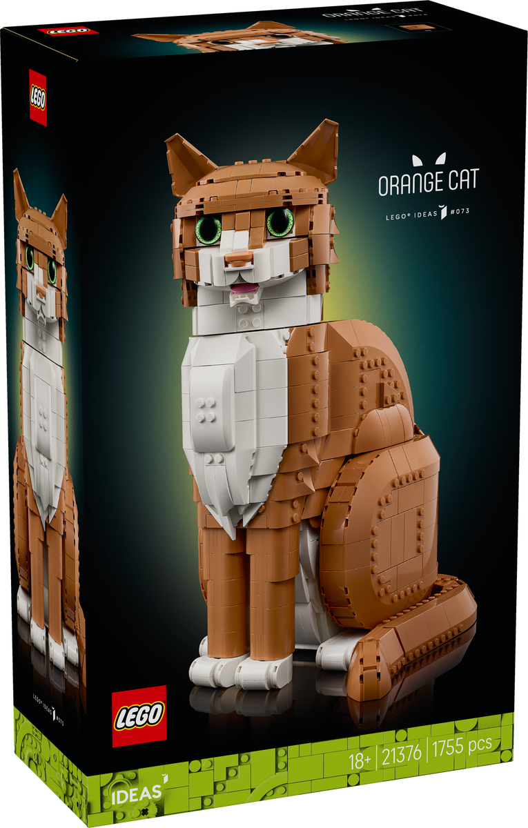 LEGO® Ideas Orange katt, Byggset med djurfigur 21376