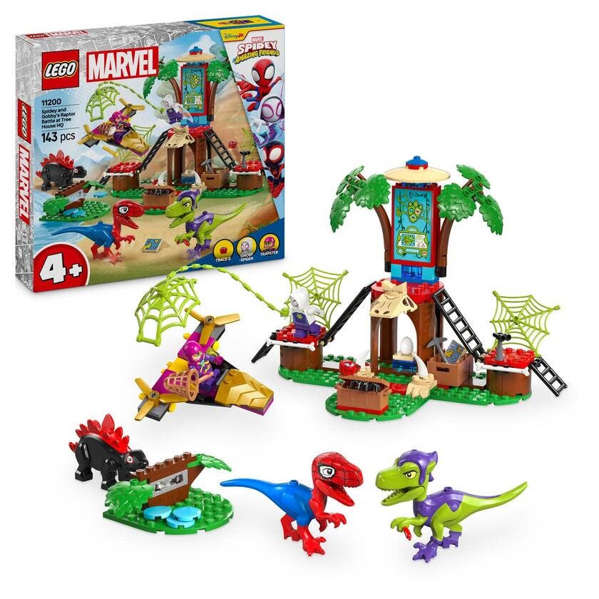 LEGO Spidey 11200, Spideys och Gobbys raptorstrid vid trädkojan
